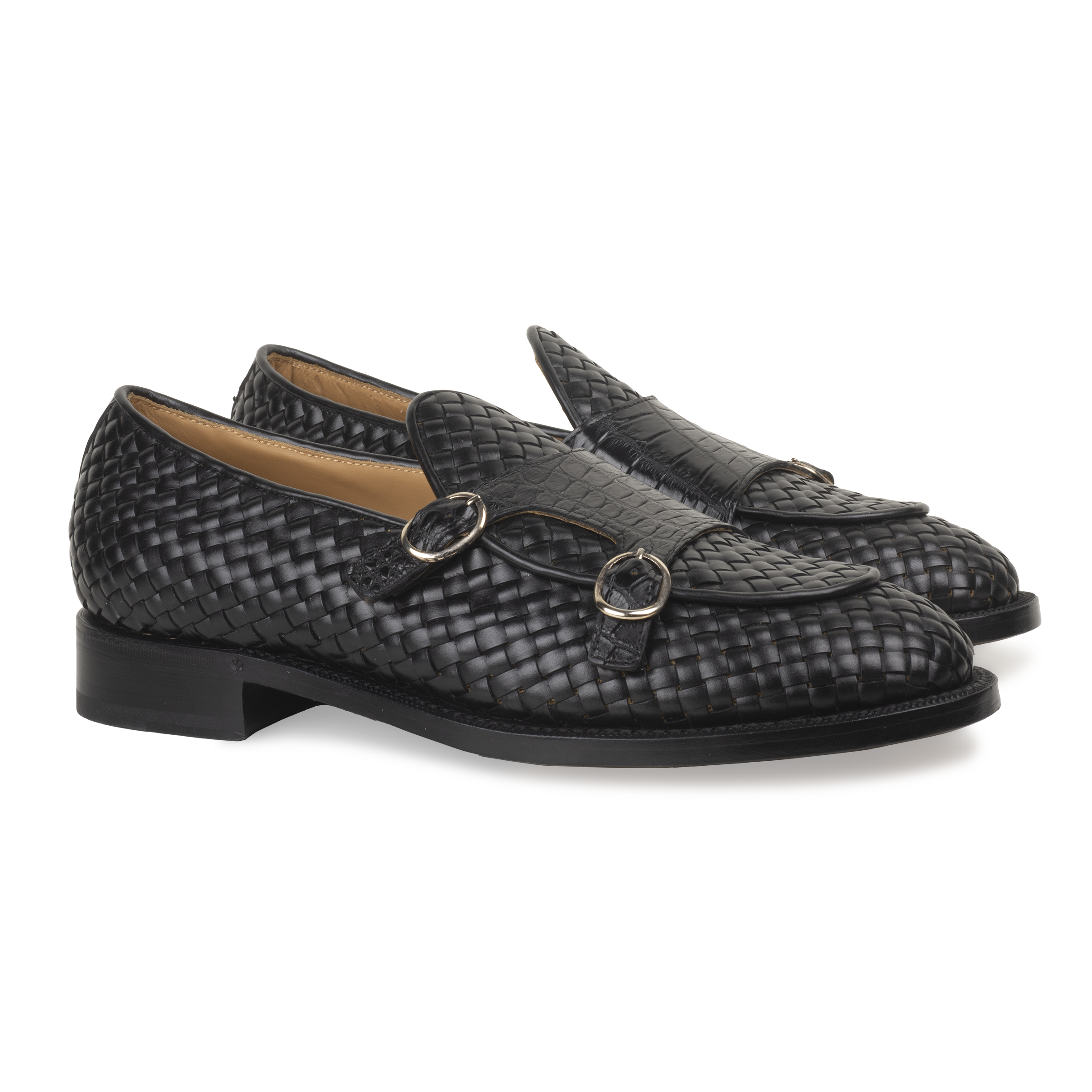 Loafer 02 - Double monk - Goodyear welted - Black