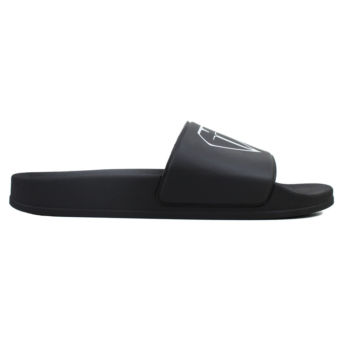 Black Sliders with iconic Diamond Logo